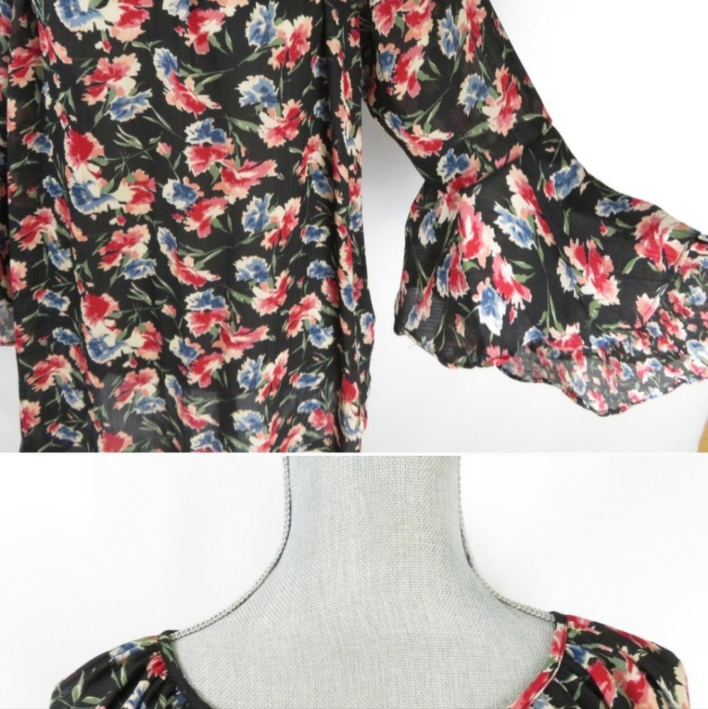 Chaps Floral Top - Picture 4 of 4